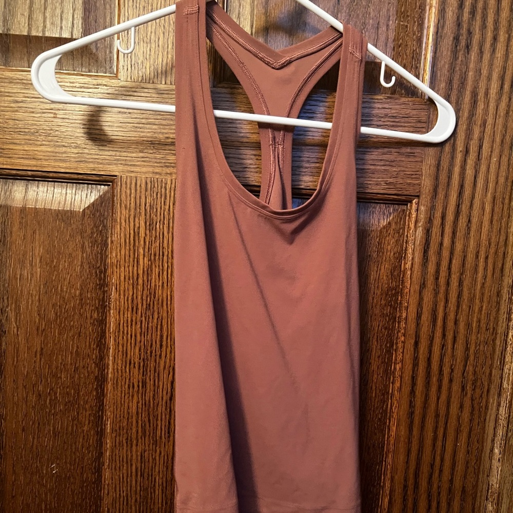 Lululemon cool racer back tank in spiced chai size 6